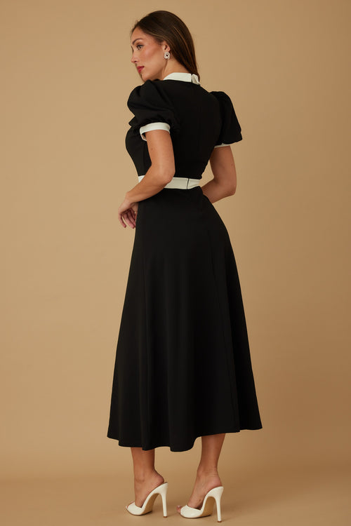 Elegant Pearl Stone Midi Maxi Dress