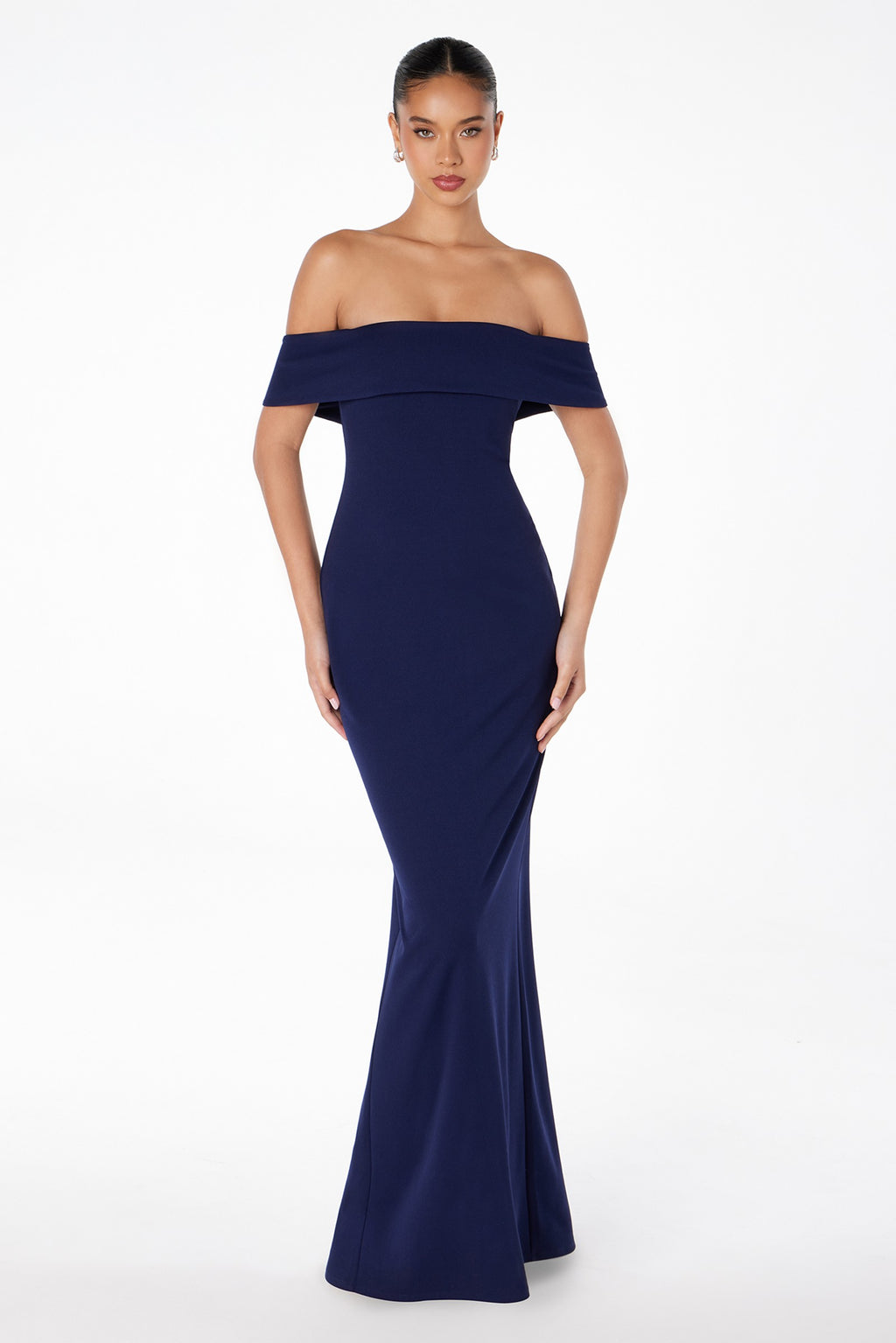 Off-Shoulder Mermaid Maxi Dress